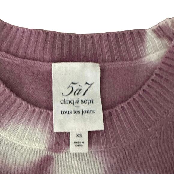 Cinq a Sept Women's Tie Dye Tie Clerisa Pullover Sweater I XS - Picture 7 of 7